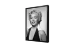 Marilyn Monroe Siyah Beyaz | Kanvas Tablo | Cam Tablo | Mdf Tablo | A31308 - Görsel 4