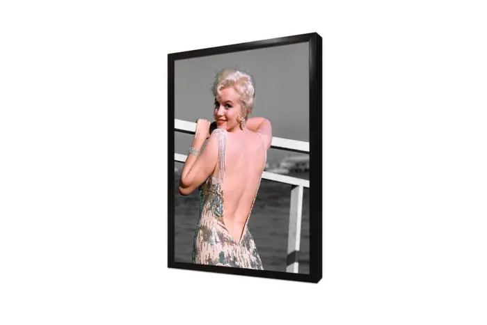Marilyn Monroe Sırt Dekolteli | Kanvas Tablo | Cam Tablo | Mdf Tablo | A31329 - Görsel 4
