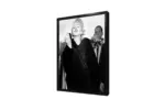 Marilyn Monroe Kürkü İle Siyah Beyaz | Kanvas Tablo | Cam Tablo | Mdf Tablo | A31332 - Görsel 4
