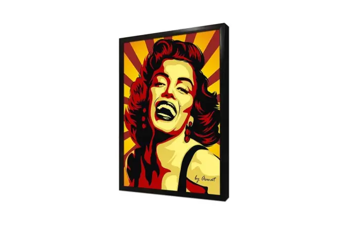 Marilyn Monroe | Kanvas Tablo | Cam Tablo | Mdf Tablo | A31370 - Görsel 4