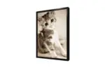 Kedi Yavrusu | Kanvas Tablo | Cam Tablo | Mdf Tablo | A32258 - Görsel 4