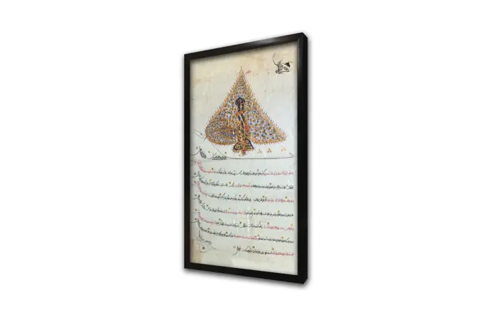 Osmanlı Padişah Fermanı | Kanvas Tablo | Cam Tablo | Mdf Tablo | A33020 - Görsel 3