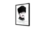 Mustafa Kemal Atatürk Yazılı | Kanvas Tablo | Cam Tablo | Mdf Tablo | B01015 - Görsel 4