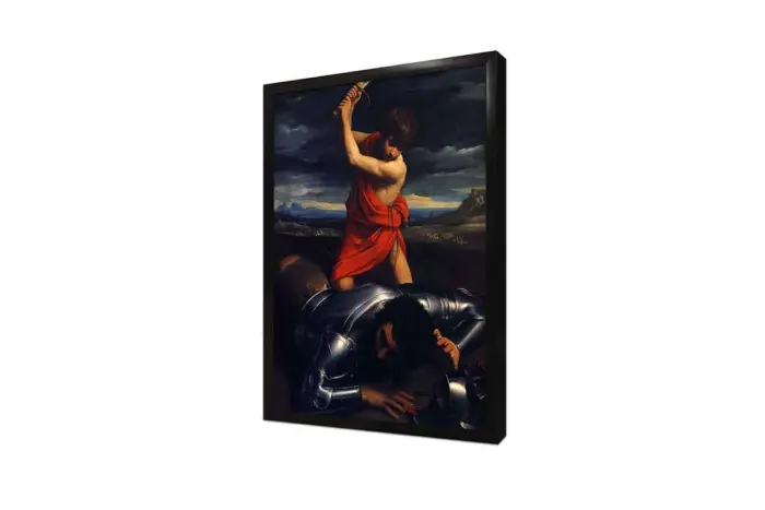 David Ve Goliath | Kanvas Tablo | Cam Tablo | Mdf Tablo | B02072 - Görsel 4