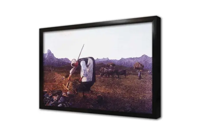 Tarlada Çalışan Kasın | Kanvas Tablo | Cam Tablo | Mdf Tablo | B02180 - Görsel 4