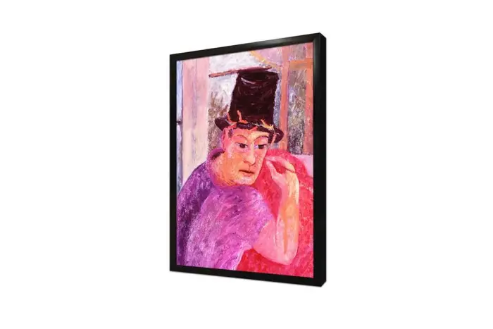 Pembe Kıyafetli Adam | Kanvas Tablo | Cam Tablo | Mdf Tablo | B02195 - Görsel 4