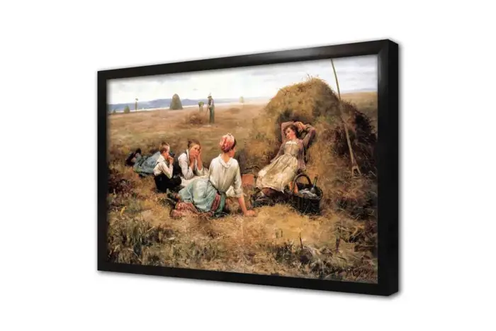 Samana Uzanmış Çocuklar | Kanvas Tablo | Cam Tablo | Mdf Tablo | B02448 - Görsel 4