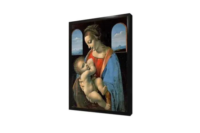 Columbinesdeki Madonna Ve Çocuk | Kanvas Tablo | Cam Tablo | Mdf Tablo | B02470 - Görsel 4