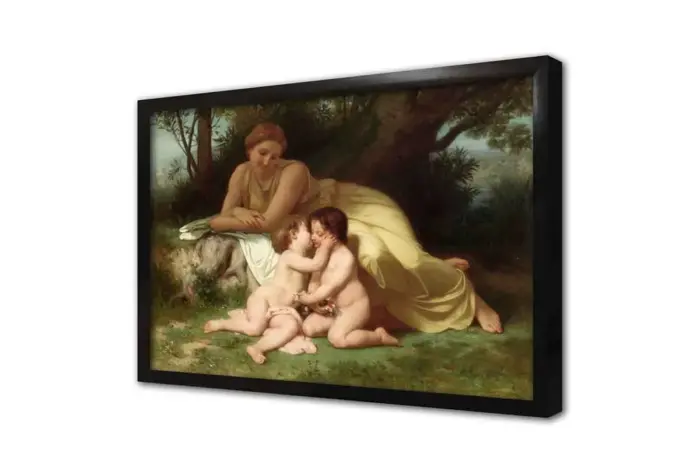 Nymphs Ve Satyr | Kanvas Tablo | Cam Tablo | Mdf Tablo | B02480 - Görsel 4
