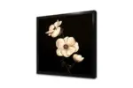 Siyah Beyaz Çiçek | Kanvas Tablo | Cam Tablo | Mdf Tablo | B03014 - Görsel 4