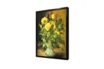 Vazoda Sarı Güller | Kanvas Tablo | Cam Tablo | Mdf Tablo | B03121 - Görsel 4