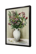 Vazoda Çiçekler | Kanvas Tablo | Cam Tablo | Mdf Tablo | B03161 - Görsel 4