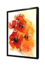 Kırmızı Çiçek | Kanvas Tablo | Cam Tablo | Mdf Tablo | B03170 - Görsel 4