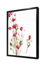 Kırmızı Çiçek | Kanvas Tablo | Cam Tablo | Mdf Tablo | B03174 - Görsel 4