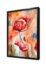 Kırmızı Çiçek | Kanvas Tablo | Cam Tablo | Mdf Tablo | B03196 - Görsel 4