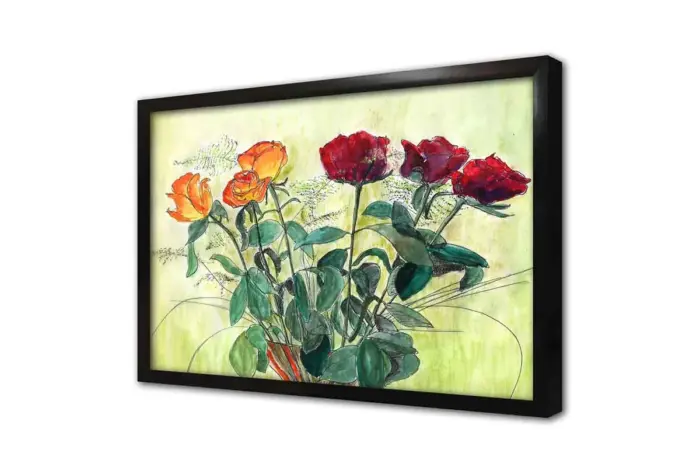 Çiçek | Kanvas Tablo | Cam Tablo | Mdf Tablo | B03198 - Görsel 4