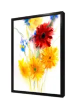 Kırmızı Çiçek | Kanvas Tablo | Cam Tablo | Mdf Tablo | B03215 - Görsel 4