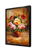 Vazoda Güller | Kanvas Tablo | Cam Tablo | Mdf Tablo | B03286 - Görsel 4