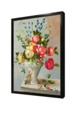 Vazoda Güller | Kanvas Tablo | Cam Tablo | Mdf Tablo | B03291 - Görsel 4