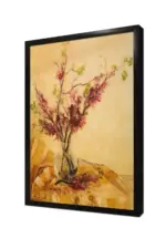 Vazoda Çiçekler | Kanvas Tablo | Cam Tablo | Mdf Tablo | B03337 - Görsel 4