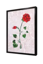 Kırmızı Gül | Kanvas Tablo | Cam Tablo | Mdf Tablo | B03420 - Görsel 4