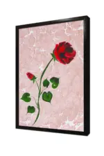 Kırmızı Gül | Kanvas Tablo | Cam Tablo | Mdf Tablo | B03421 - Görsel 4