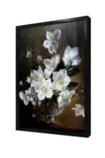 Vazoda Çiçekler | Kanvas Tablo | Cam Tablo | Mdf Tablo | B03439 - Görsel 4