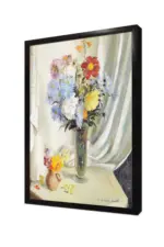 Vazoda Çiçekler | Kanvas Tablo | Cam Tablo | Mdf Tablo | B03441 - Görsel 4