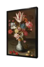 Vazoda Çiçekler | Kanvas Tablo | Cam Tablo | Mdf Tablo | B03458 - Görsel 4