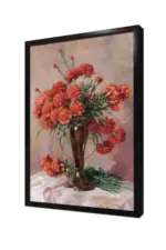 Vazoda Çiçekler | Kanvas Tablo | Cam Tablo | Mdf Tablo | B03463 - Görsel 4