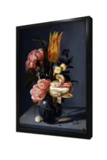 Vazoda Çiçekler | Kanvas Tablo | Cam Tablo | Mdf Tablo | B03468 - Görsel 4