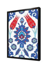 Osmanlı Çini Görselleri | Kanvas Tablo | Cam Tablo | Mdf Tablo | B04017 - Görsel 4