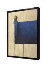 Sevimli Mavi Köpek | Kanvas Tablo | Cam Tablo | Mdf Tablo | B05079 - Görsel 4