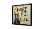Balıkçı Joan Miro | Kanvas Tablo | Cam Tablo | Mdf Tablo | B05147 - Görsel 4