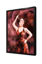 İspanyol Dansçı Kadın | Kanvas Tablo | Cam Tablo | Mdf Tablo | B06007 - Görsel 4