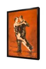 Siyah Giymiş Tango Yapan Çift | Kanvas Tablo | Cam Tablo | Mdf Tablo | B06011 - Görsel 4