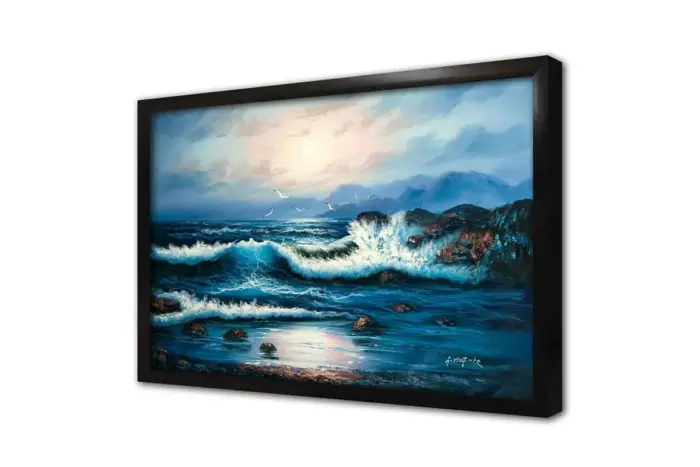 Dalgalı Deniz | Kanvas Tablo | Cam Tablo | Mdf Tablo | B08006 - Görsel 4