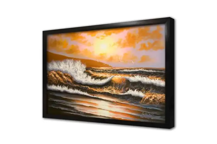 Dalgalı Deniz | Kanvas Tablo | Cam Tablo | Mdf Tablo | B08007 - Görsel 4
