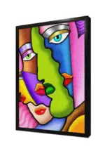 Yüz Kolajı | Kanvas Tablo | Cam Tablo | Mdf Tablo | B09008 - Görsel 4