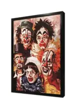 Palyaçolar | Kanvas Tablo | Cam Tablo | Mdf Tablo | B09014 - Görsel 4