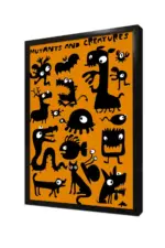 Çizgi Karakter | Kanvas Tablo | Cam Tablo | Mdf Tablo | B09018 - Görsel 4