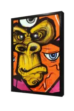 Maymun | Kanvas Tablo | Cam Tablo | Mdf Tablo | B09019 - Görsel 4