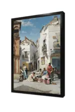 Sevilladaki Çörek Satıcıları Manuel Wssel De Guimbarda | Kanvas Tablo | Cam Tablo | Mdf Tablo | B09056 - Görsel 4