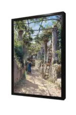 Bir İtalyan Çardağının Gölgesinde Peder Mork Monsted | Kanvas Tablo | Cam Tablo | Mdf Tablo | B09063 - Görsel 4