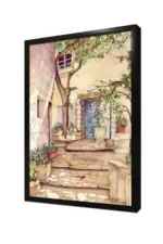 Taş Ev | Kanvas Tablo | Cam Tablo | Mdf Tablo | B09068 - Görsel 4