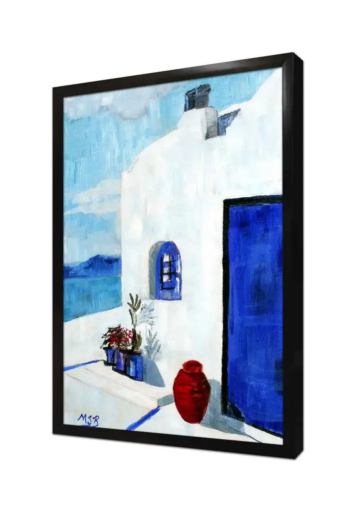 Santorini | Kanvas Tablo | Cam Tablo | Mdf Tablo | B09072 - Görsel 4