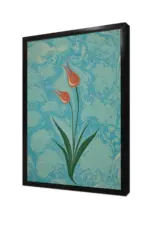 Laleler Ebru | Kanvas Tablo | Cam Tablo | Mdf Tablo | B10092 - Görsel 4