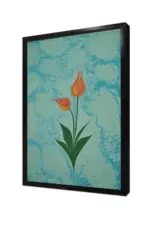 Laleler Ebru | Kanvas Tablo | Cam Tablo | Mdf Tablo | B10093 - Görsel 4