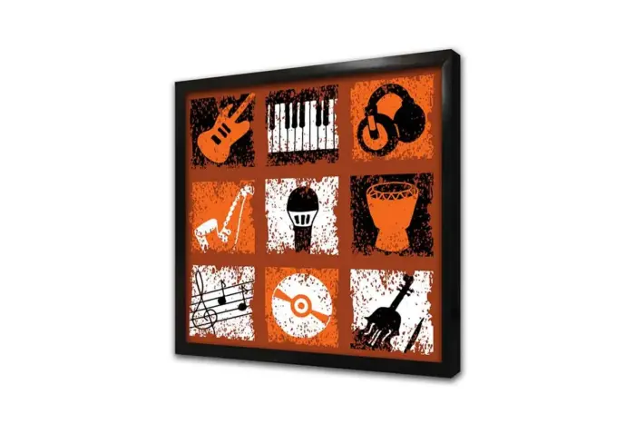 Kolaj Soyut | Kanvas Tablo | Cam Tablo | Mdf Tablo | B11008 - Görsel 4