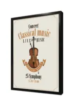 Keman | Kanvas Tablo | Cam Tablo | Mdf Tablo | B11016 - Görsel 4